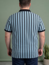 Men Plus Size Candor Multi Striped Polo