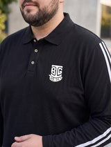 Men Plus Size Crewyard Solid Polo Tshirt