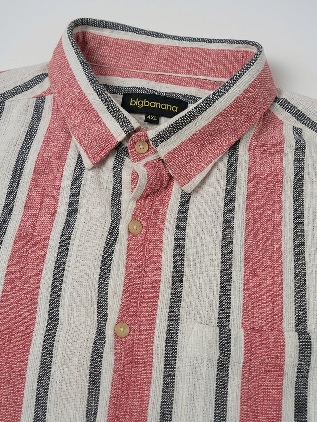 Men Plus Size Quibly Multi Textured Shirts