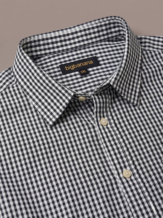 Men Plus Size Venzara Multi Check Shirts