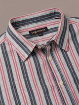 Men Plus Size Veltrion Multi Textured Shirts