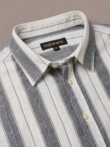 Men Plus Size Trivonex Multi Textured Shirts