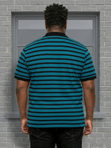 Men Plus Size Nevon Multi Striped Polo
