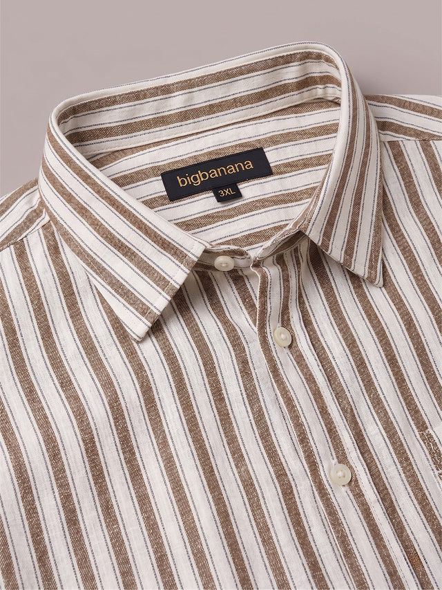 Men Plus Size Varnelo Multi Textured Shirts