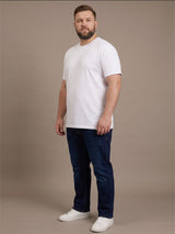 Men Plus Size Vexor Dark Navy Solid Jeans