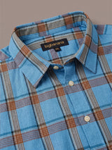 Men Plus Size Barquin Multi Check Shirts
