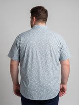 Men Plus Size Creamor Multi Printed Shirts