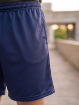 Men Plus Size Turbo-Navy Blue Navy Blue Solid Shorts