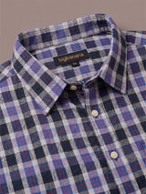 Men Plus Size Mirelix Multi Check Shirts
