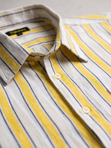 Men Plus Size Solviero Multi Striped Shirts