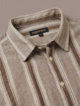 Men Plus Size Rextonix Multi Textured Shirts