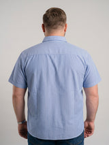 Men Plus Size Aqualon Multi Striped Shirts