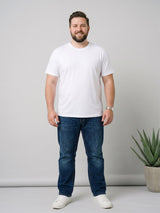 Men Plus Size Denaro Blue Light Wash Jeans
