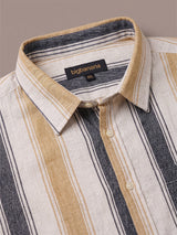 Men Plus Size Zarnok Multi Textured Shirts