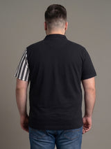 Men Plus Size Biforma Multi Colorblock Shirts