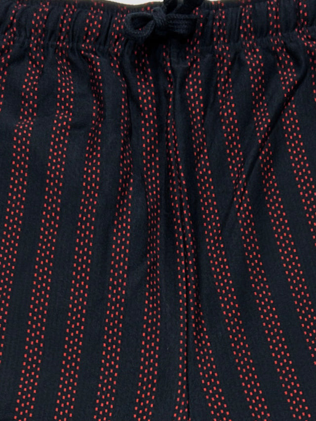 Men Plus Size Tenebris Multi Striped Shorts