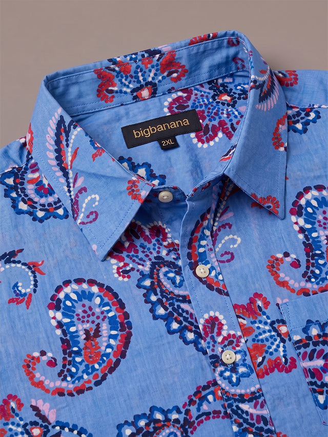 Men Plus Size Caelum Multi Printed Shirts