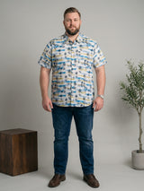 Men Plus Size Marisca Multi Textured Shirts