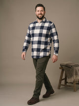 Men Plus Size Stronghold Multicolor Checkered Casual Shirt
