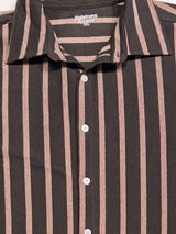Men Plus Size Splitterra Multi Striped Shirts