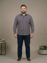 Men Plus Size Plaidorn Multi Check Shirts