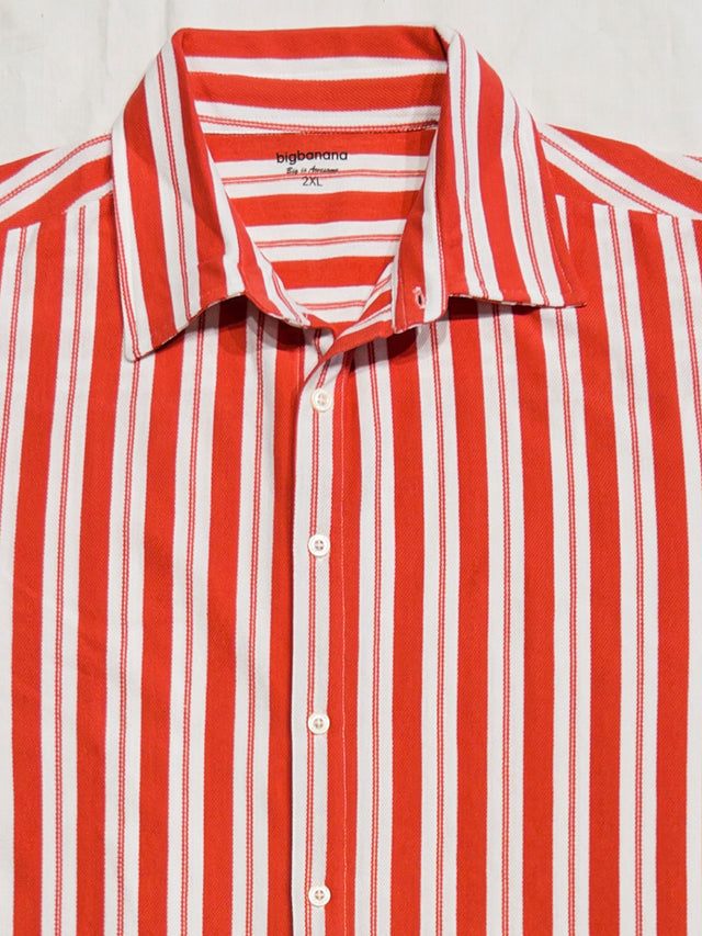 Men Plus Size Heatwave Multi Striped Shirts