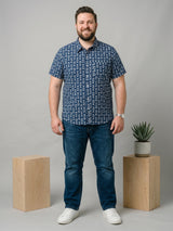 Men Plus Size Indrix Multi Printed Shirts