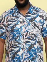 Men Plus Size Caspian Multicolor Printed Casual Shirt