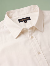 Men Plus Size Milkyway White Solid Shirts