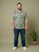 Men Plus Size Mossmatrix Multi Printed Shirts
