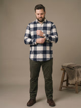 Men Plus Size Stronghold Multicolor Checkered Casual Shirt