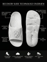 bigbanana Bastion-White Unisex Slipper