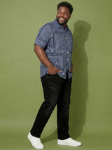 Men Plus Size Talisman Multicolor Printed Casual Shirt