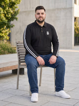 Men Plus Size Crewyard Solid Polo Tshirt