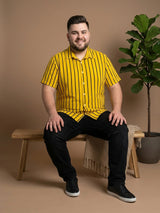 Men Plus Size Boldline Multi Striped Shirts