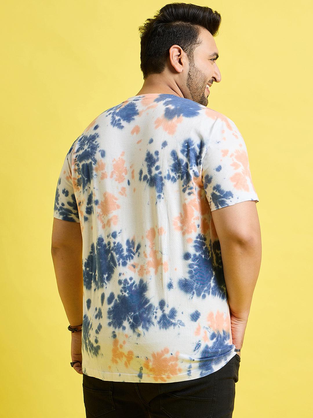 Men Plus Size Index Printed Round Neck Tshirt - bigbanana