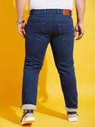 Men Plus Size Inertia Solid Jeans - bigbanana