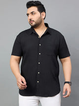 Men Plus Size Isco Solid Shirt