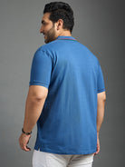 Men Plus Size Italy Printed Polo Tshirt - bigbanana