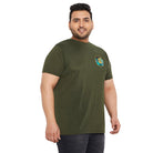 Men Plus Size Jolt Printed Round Neck Tshirt - bigbanana