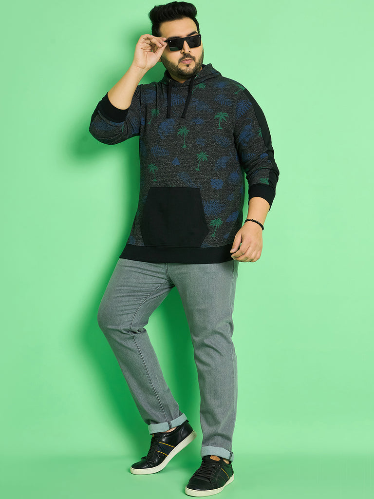 Men Plus Size Jursinci Printed Sweatshirts - bigbanana