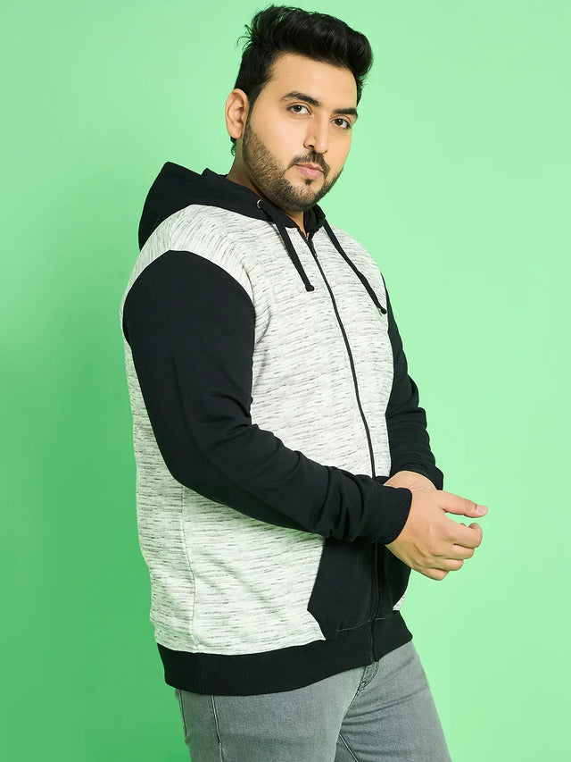 Men Plus Size Kanyato Colorblock Sweatshirts - bigbanana