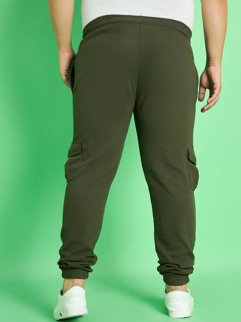 Men Plus Size Kempsey Solid Trackpant - bigbanana