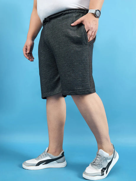 Men Plus Size Kido Multicolor Solid Shorts - bigbanana