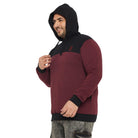 Men Plus Size Kimso Colorblock Sweatshirt - bigbanana