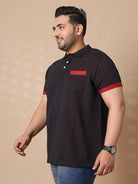 Men Plus Size Kimtro Solid Polo Tshirt - bigbanana