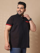 Men Plus Size Kimtro Solid Polo Tshirt - bigbanana