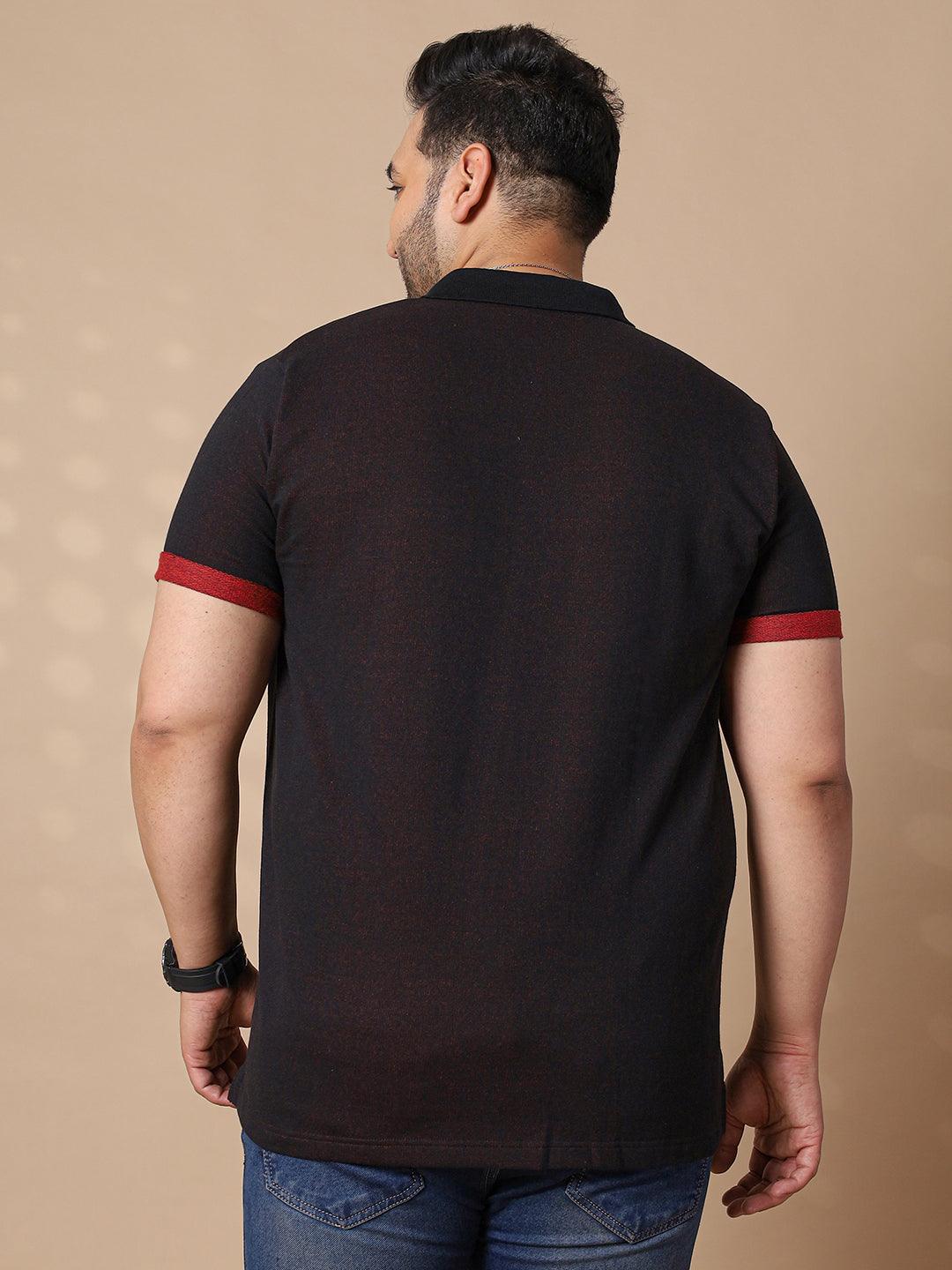 Men Plus Size Kimtro Solid Polo Tshirt - bigbanana