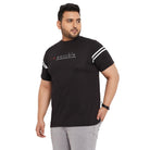 Men Plus Size Lean Printed Round Neck Tshirt - bigbanana