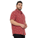 Men Plus Size Libra Printed Shirt - bigbanana